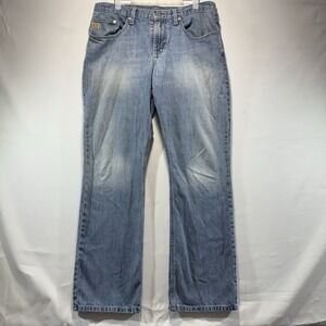 Cinch Vintage White Label Men's Jeans Size 34x32 Relaxed Fit Western Cowboy